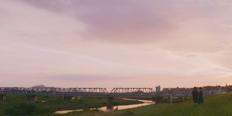 Sunset from Watarase Bridge